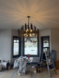 Load image into Gallery viewer, White Multi-Stick Chandelier
