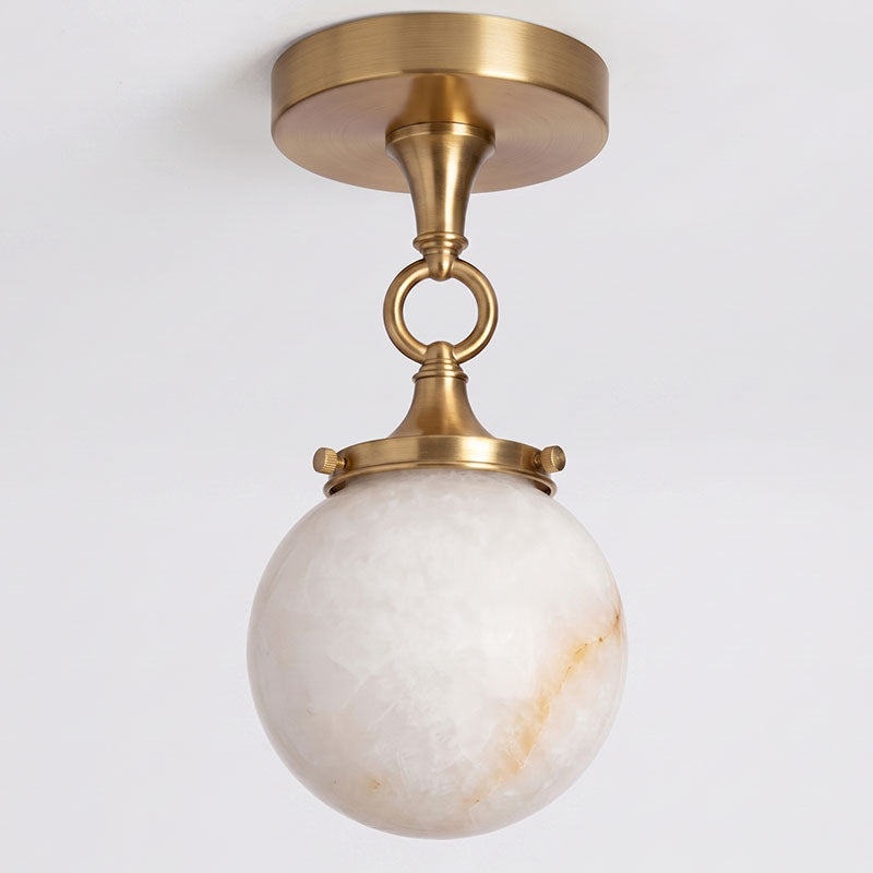 Wildwood Alabaster Semi-Flush Mount