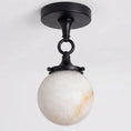 Cargar la imagen en la vista de la galería, Wildwood Alabaster Semi-Flush Mount

