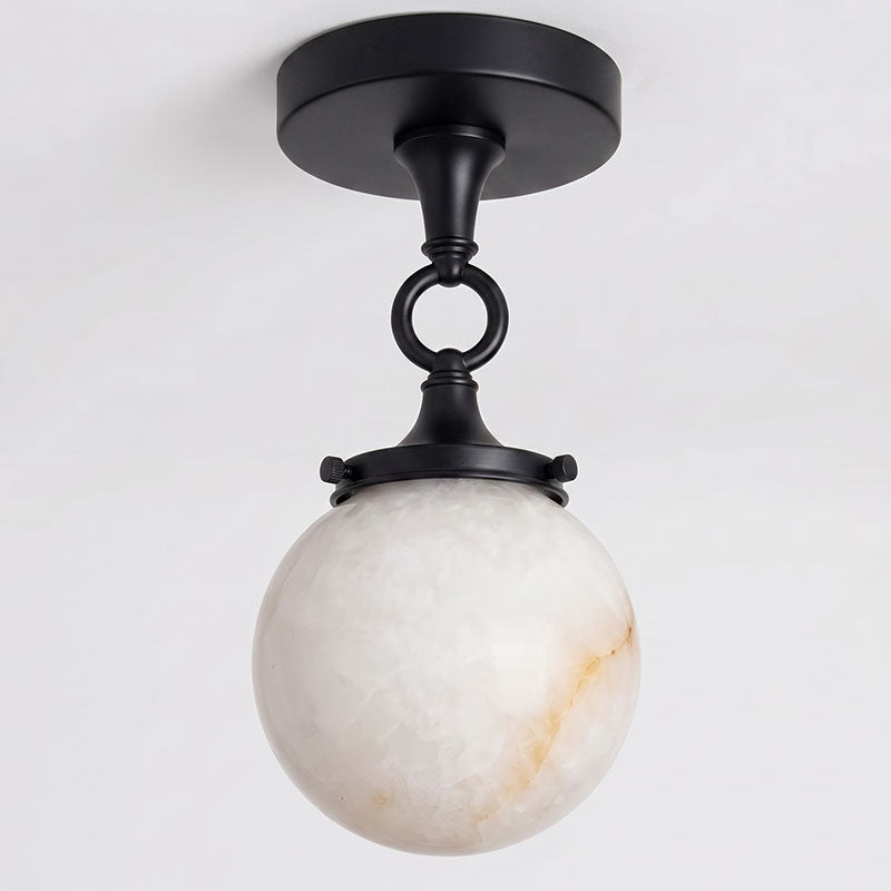 Wildwood Alabaster Semi-Flush Mount