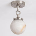 Cargar la imagen en la vista de la galería, Wildwood Alabaster Semi-Flush Mount
