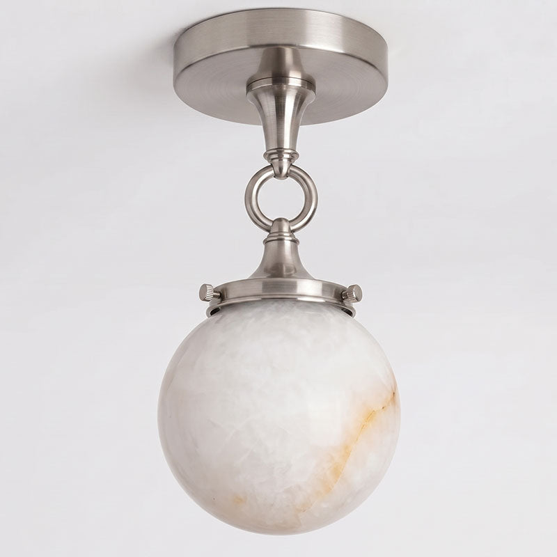 Wildwood Alabaster Semi-Flush Mount