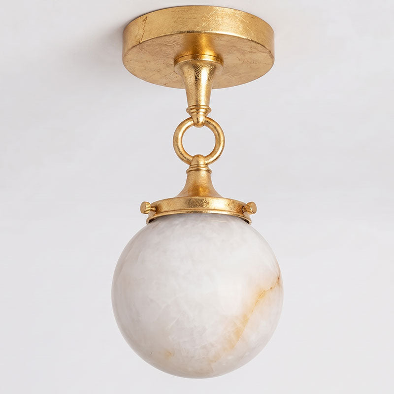 Wildwood Alabaster Semi-Flush Mount