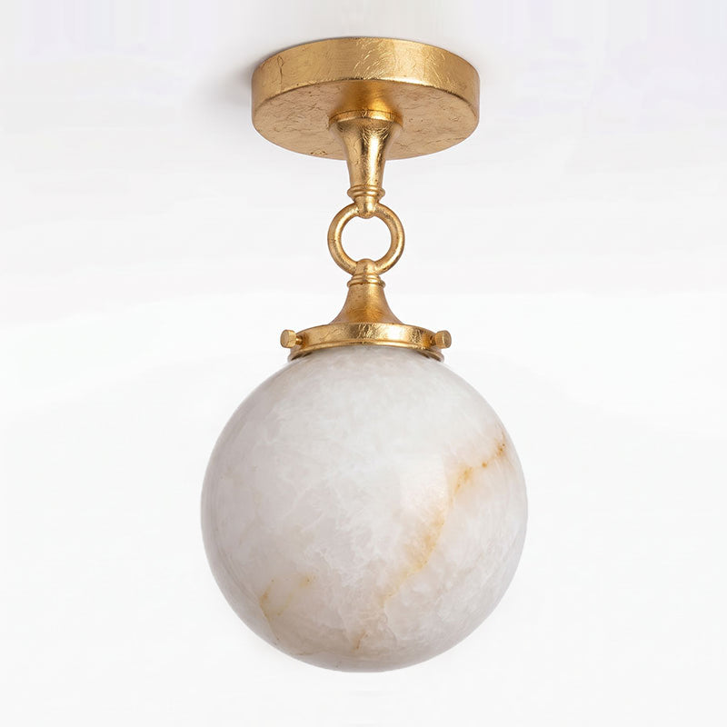 Wildwood Alabaster Semi-Flush Mount
