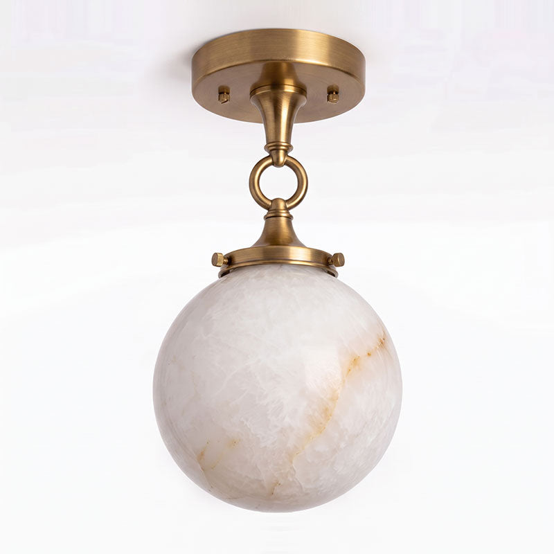 Wildwood Alabaster Semi-Flush Mount