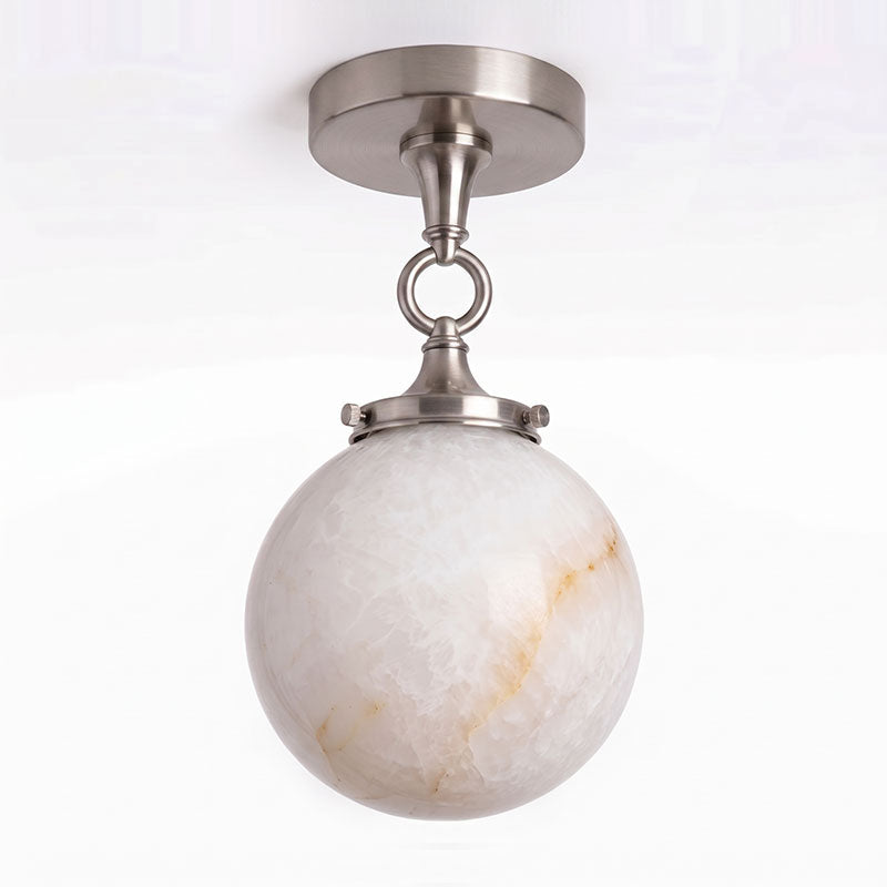 Wildwood Alabaster Semi-Flush Mount