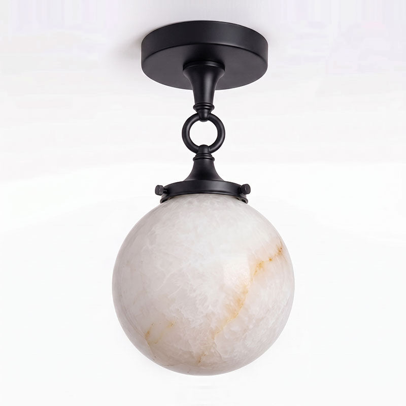 Wildwood Alabaster Semi-Flush Mount