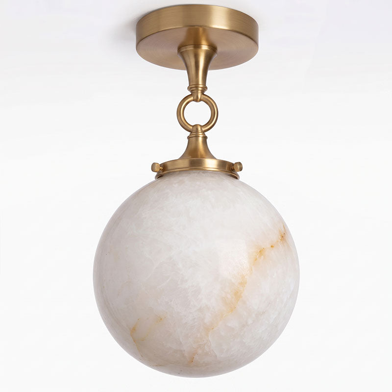 Wildwood Alabaster Semi-Flush Mount