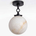 Cargar la imagen en la vista de la galería, Wildwood Alabaster Semi-Flush Mount
