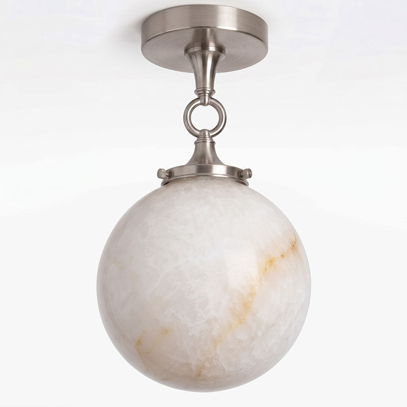 Wildwood Alabaster Semi-Flush Mount