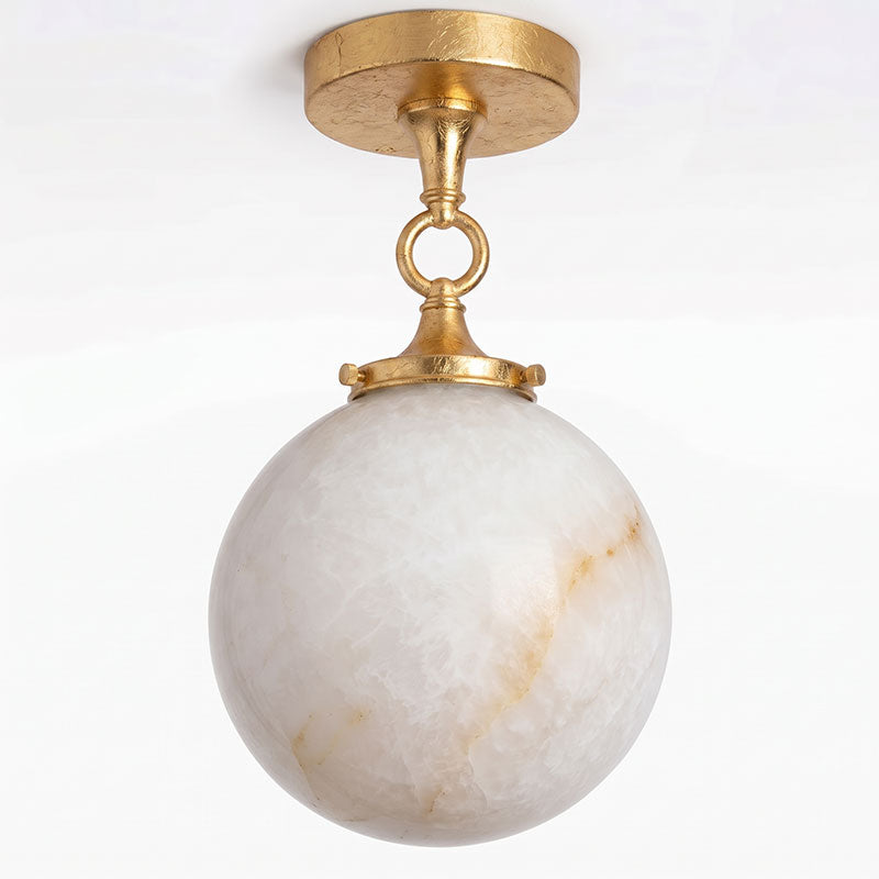 Wildwood Alabaster Semi-Flush Mount